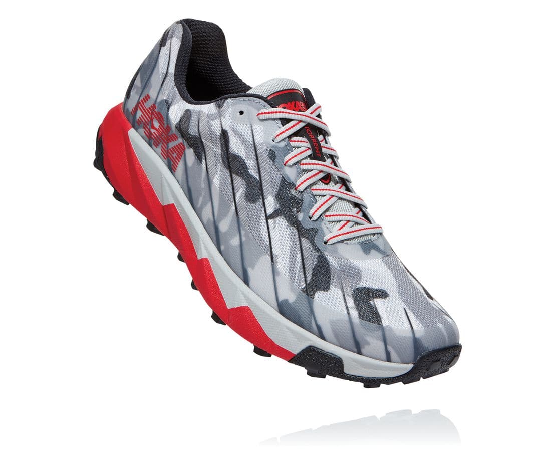 Hoka One One All Gender Hoka X Xterra Torrent South Africa - Womens Trail Running Shoes - Grey Camo,